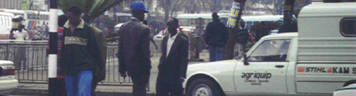 Ngina street in Nairobi